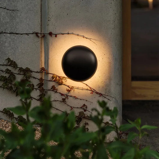 Bria Exterior Round Wall Light