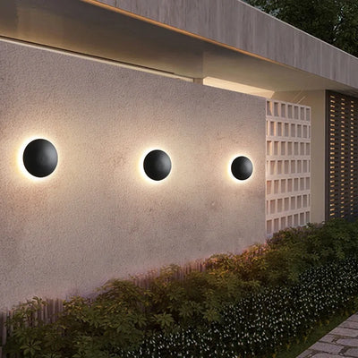 Bria Exterior Round Wall Light