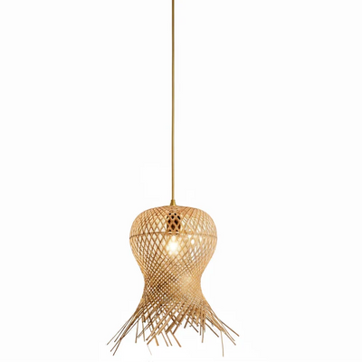 Bisa Fish Trap Weave Pendant Light