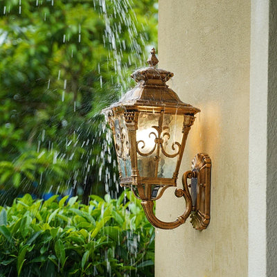 Auno Victorian Outdoor Wall Lantern