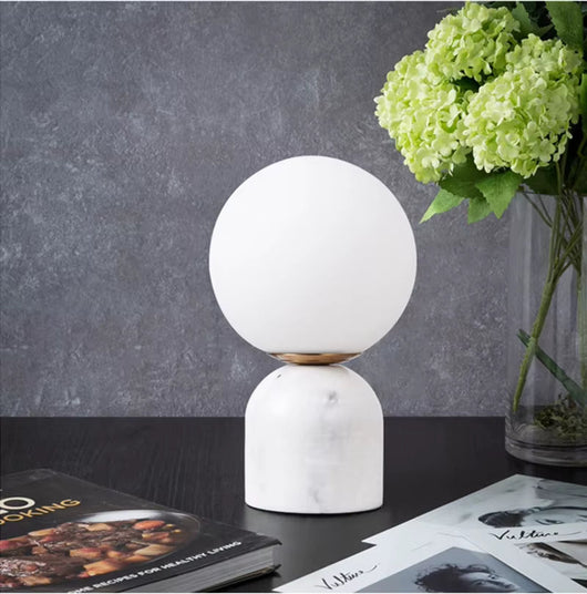 Alor Marble Dome Bedside Lamp