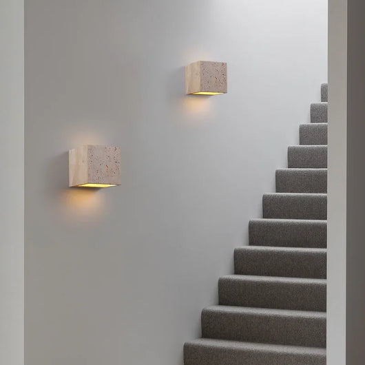 Biti Travertine Outdoor Wall Light