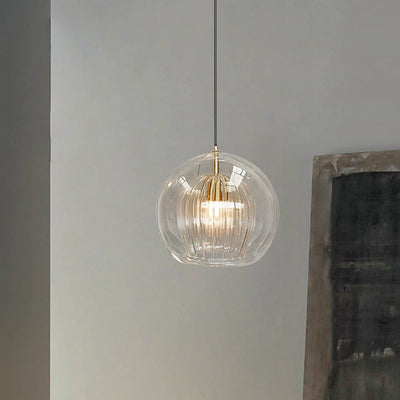 Calen Glass Globe Pendant Light
