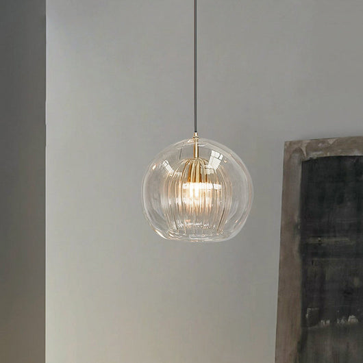 Calen Glass Globe Pendant Light