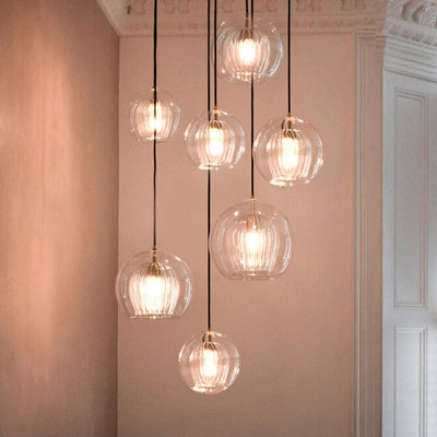 Calen Glass Globe Pendant Light
