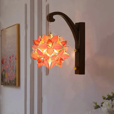 Bevir Petal Tiffany Wall Light
