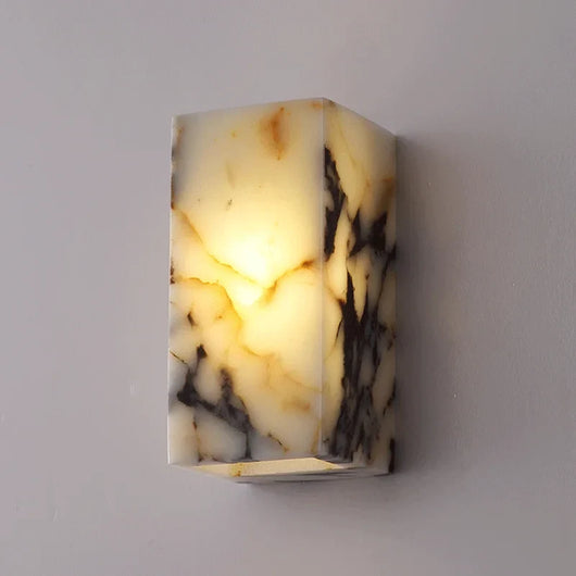 Alri Marble Cuboid Wall Light
