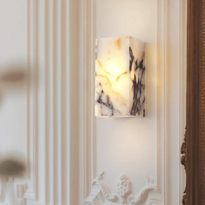 Alri Marble Cuboid Wall Light