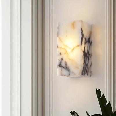 Alri Marble Cuboid Wall Light