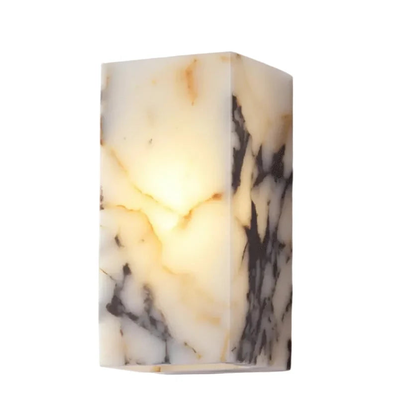 Alri Marble Cuboid Wall Light