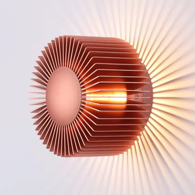 Aron Circular Sunburst Wall Light