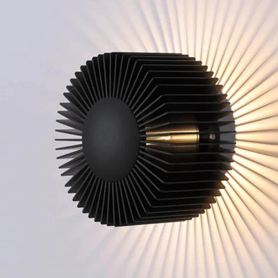 Aron Circular Sunburst Wall Light