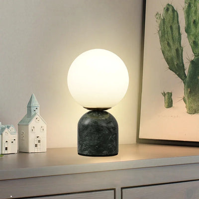 Alor Marble Dome Bedside Lamp