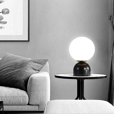 Alor Marble Dome Bedside Lamp