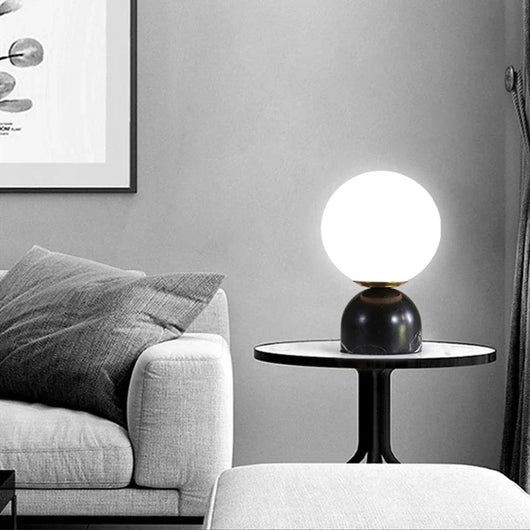 Alor Marble Dome Bedside Lamp