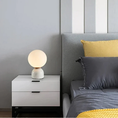 Alor Marble Dome Bedside Lamp