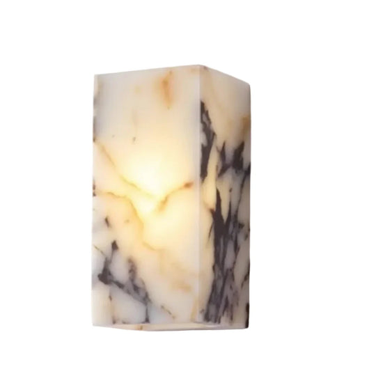 Avely Block Marble Wall Light