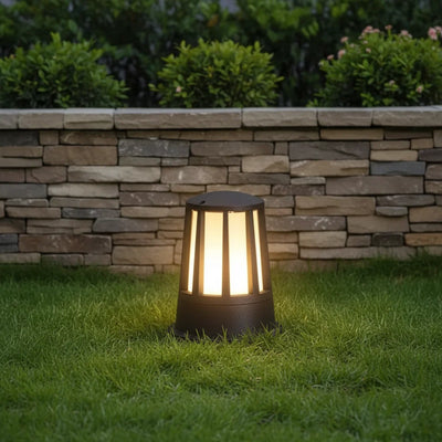 Aely Cylindrical Cone Bollard Light