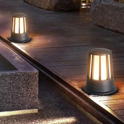 Aely Cylindrical Cone Bollard Light