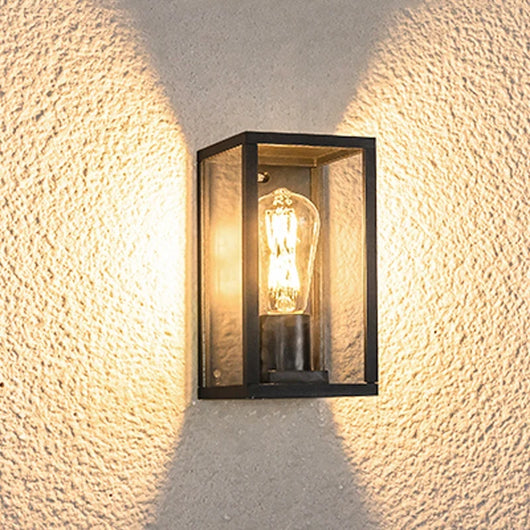 Axel Rectangular Box Outdoor Wall Light