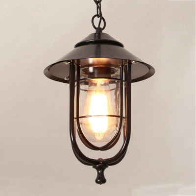 Bave Nautical Cage Outdoor Pendant Light