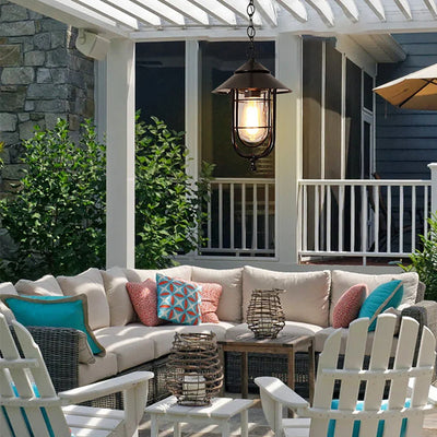 Bave Nautical Cage Outdoor Pendant Light