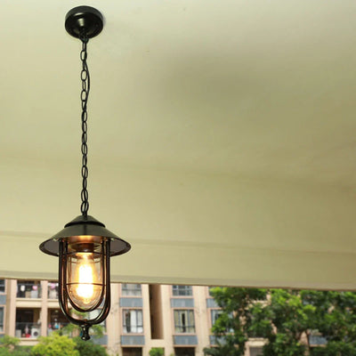 Bave Nautical Cage Outdoor Pendant Light