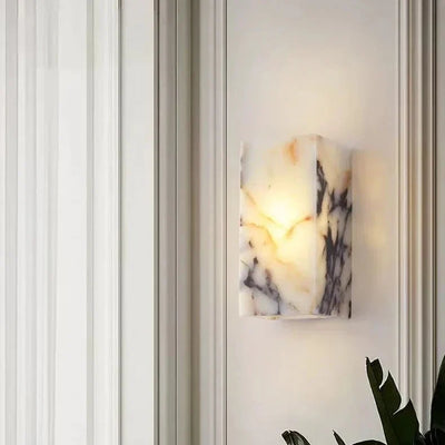 Avely Block Marble Wall Light