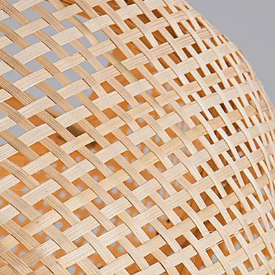 Brilo Woven Bamboo Pendant Light