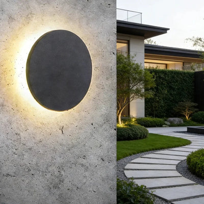 Aves LED Backlit Outdoor Wall Light