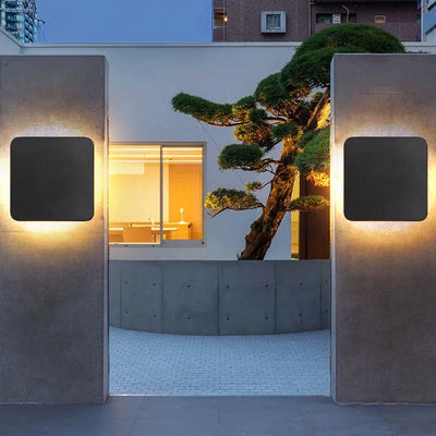 Aves LED Backlit Outdoor Wall Light