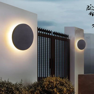 Aves LED Backlit Outdoor Wall Light