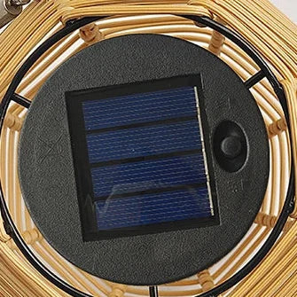 Cesi Solar Drum Outdoor Floor Lamp