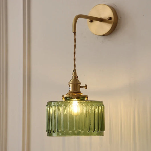 Briva Vintage Fluted Wall Light