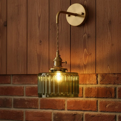 Briva Vintage Fluted Wall Light
