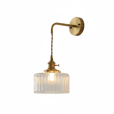 Briva Vintage Fluted Wall Light
