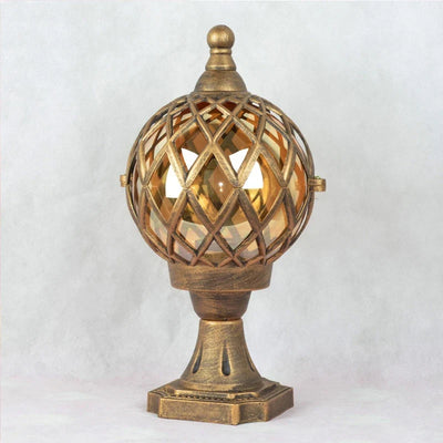 Arek Lattice Cage Pillar Light