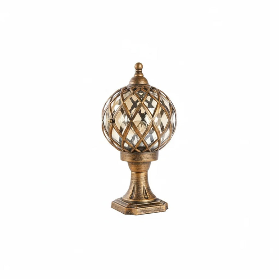 Arek Lattice Cage Pillar Light