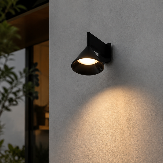 Auvin Metal Wall Sconce in a natural lifestyle setting