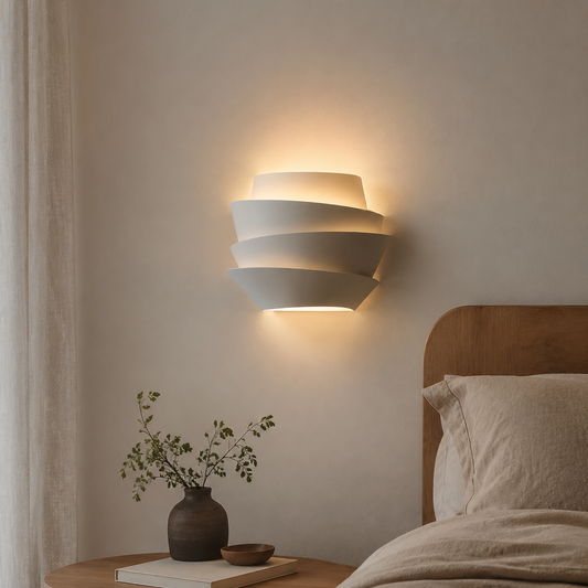 Bedi Pinecone Wall Light in a natural lifestyle setting