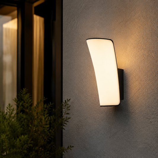 Celu Exterior Wall Light in a natural lifestyle setting