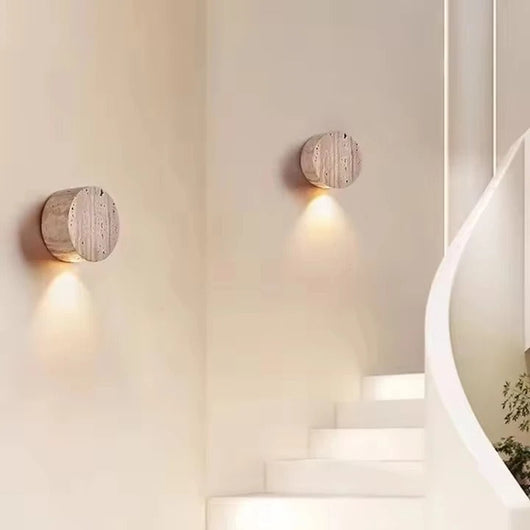 Boro Wabi-Sabi Travertine Wall Light