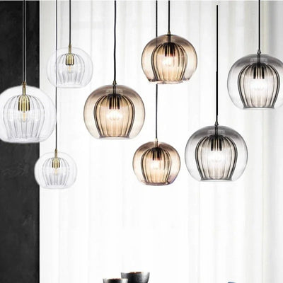 Calen Glass Globe Pendant Light
