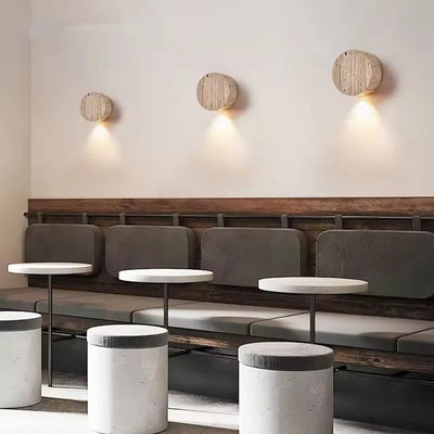 Boro Wabi-Sabi Travertine Wall Light