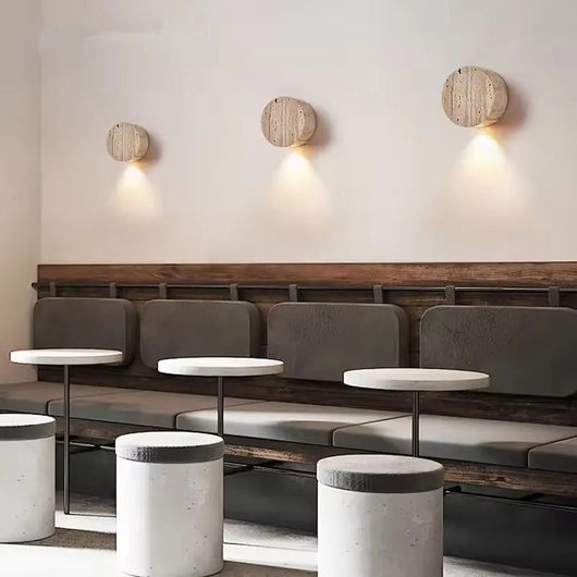 Boro Wabi-Sabi Travertine Wall Light