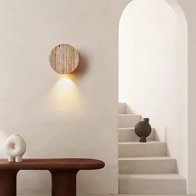 Boro Wabi-Sabi Travertine Wall Light