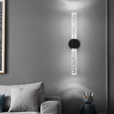 Aero Bubble Crystal Wand Wall Light
