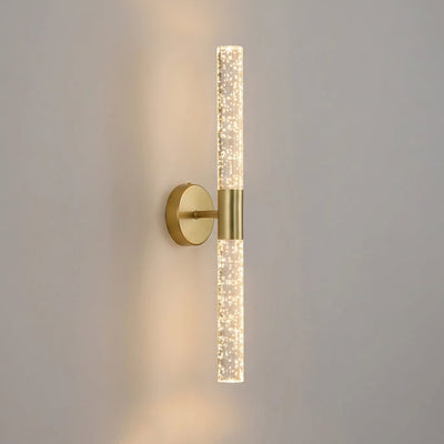 Aero Bubble Crystal Wand Wall Light